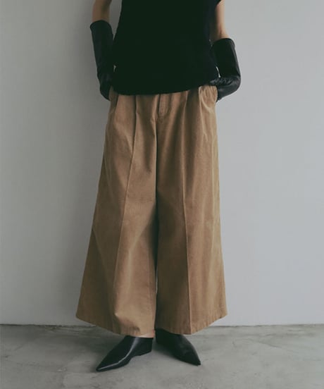 【完全受注生産】ETRE TOKYO ファインウェルコーデュロイワイドパンツ