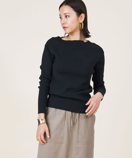 (marmors) boat neck knit pullover