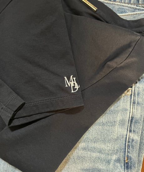 MICA&DEAL 接触冷感/UVカット-ワンポイント刺繍T-shirt
