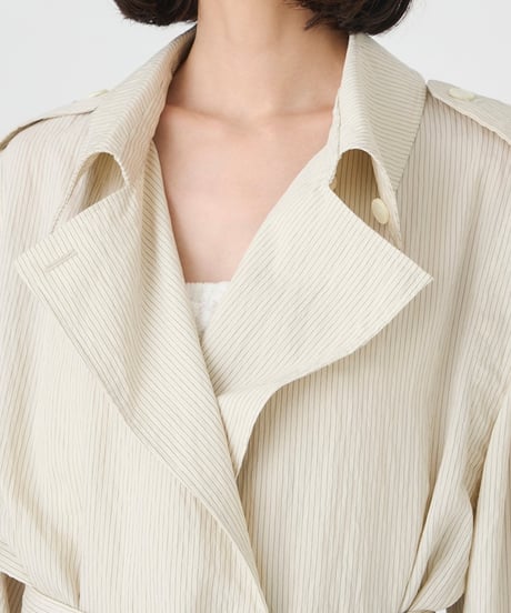 venit RECYCLENYLON*RAYON SHORT TRENCH COAT