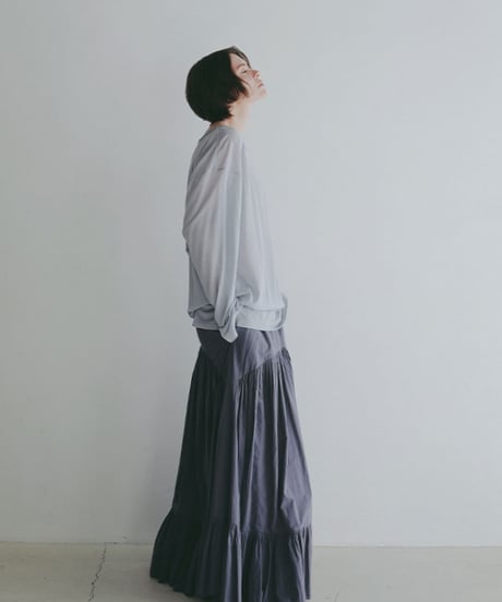 ETRE  TOKYO エアリーコットンガーメントダイボリュームスカート