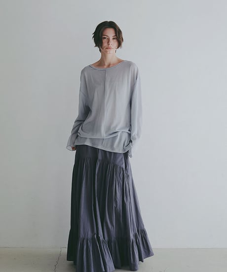 ETRE  TOKYO エアリーコットンガーメントダイボリュームスカート