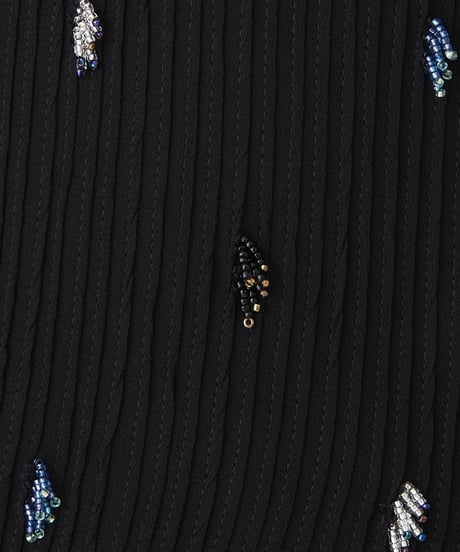 venit PIN TUCKXBEADS EMBROIDERY VEST