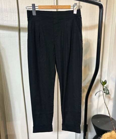PASSIONE 麻テーパードパンツ