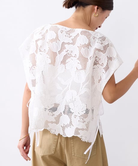 MICA&DEAL　レースポンチョ
