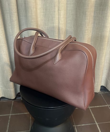 import レザーバッグ　brown