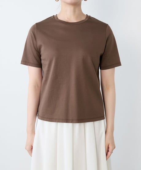 MICA&DEAL 接触冷感/UVカット-ワンポイント刺繍T-shirt