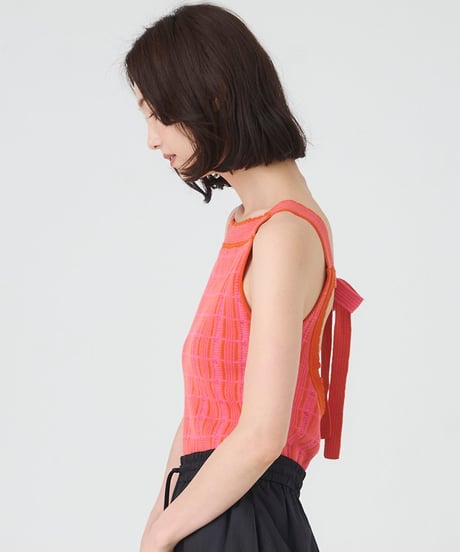 venit RETRO JACQUARD KNIT TANK TOP