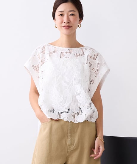 MICA&DEAL　レースポンチョ