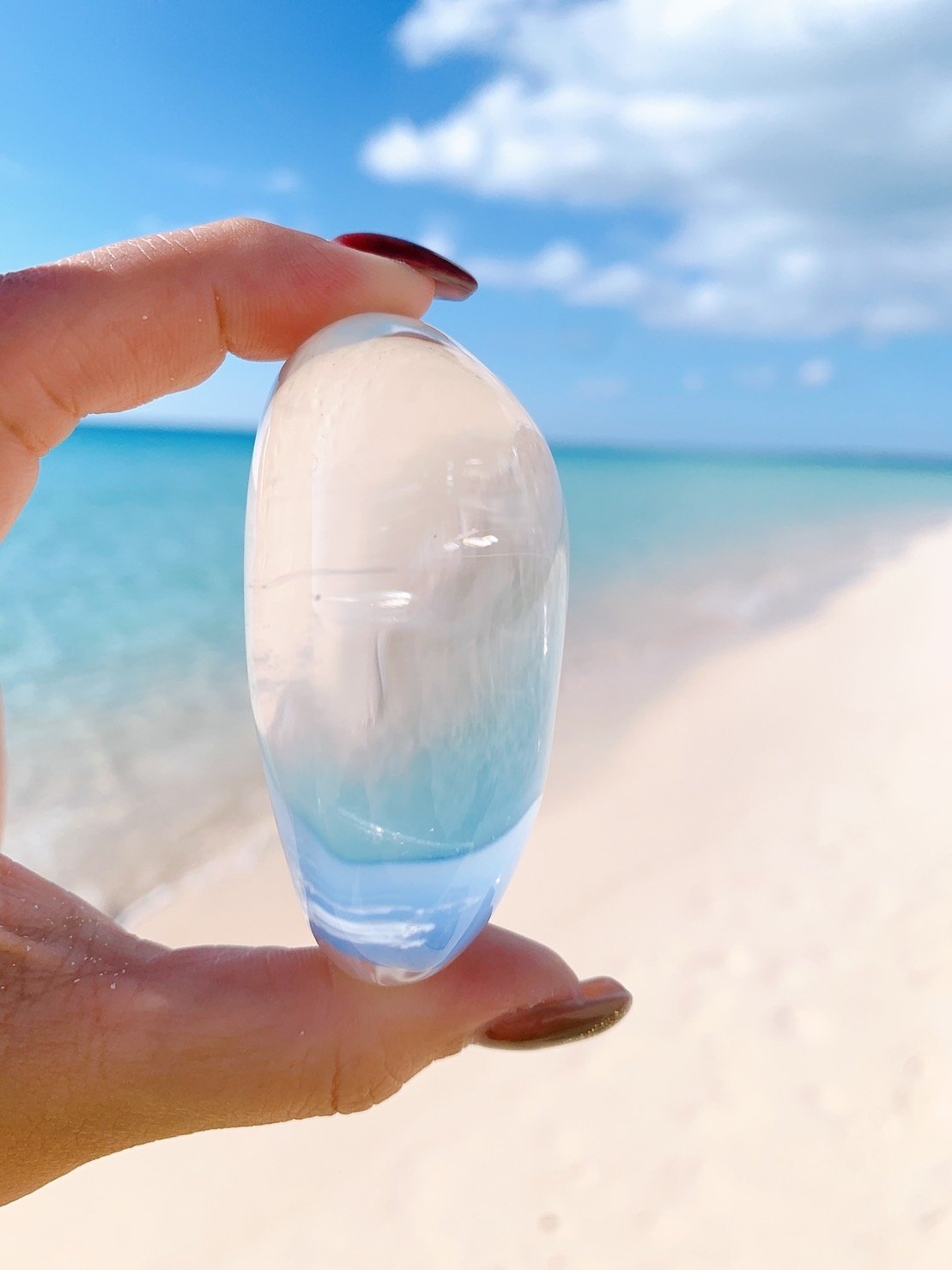 高品質 レムリアンクリスタルピュアレイ ペンダントトップ◇