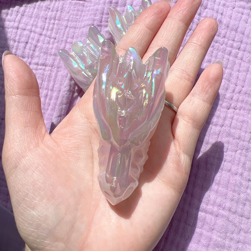 ローズクォーツエンジェルオーラ♡ドラゴン | crystal shop mira