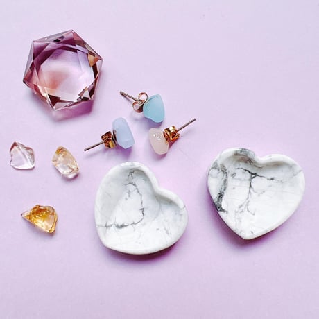 コロパル様水晶ハートお皿♡透明抜群♡No.1424 コロパル様水晶ハートお皿♡透明抜群♡No.1424 33Opal