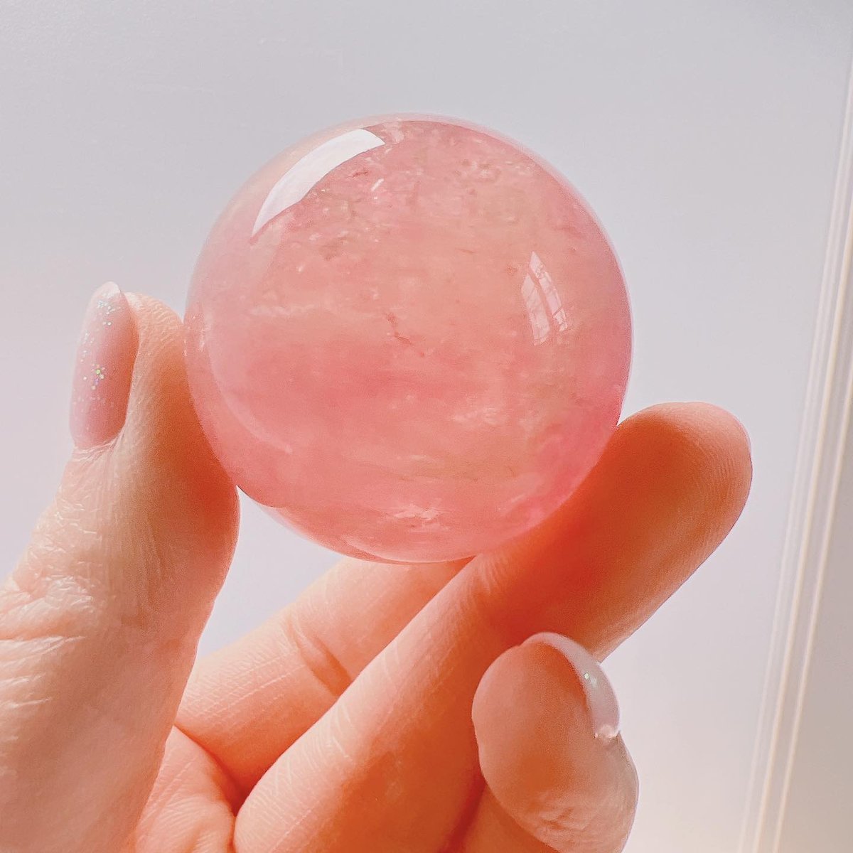 ピンクのフローライトスフィア | crystal shop mira
