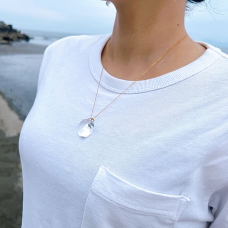 地球ペンダント　アイリス18k