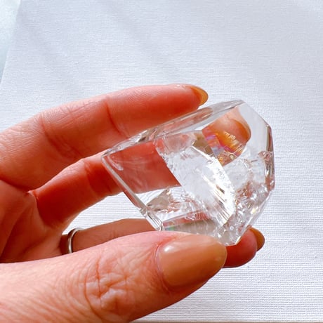 レインボー水晶　ブラジル産フリーフォーム