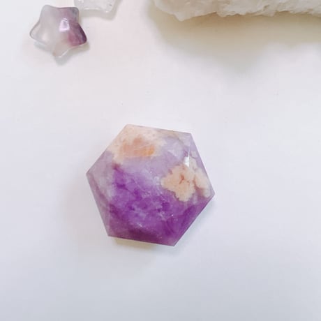 レピドライト　六芒星