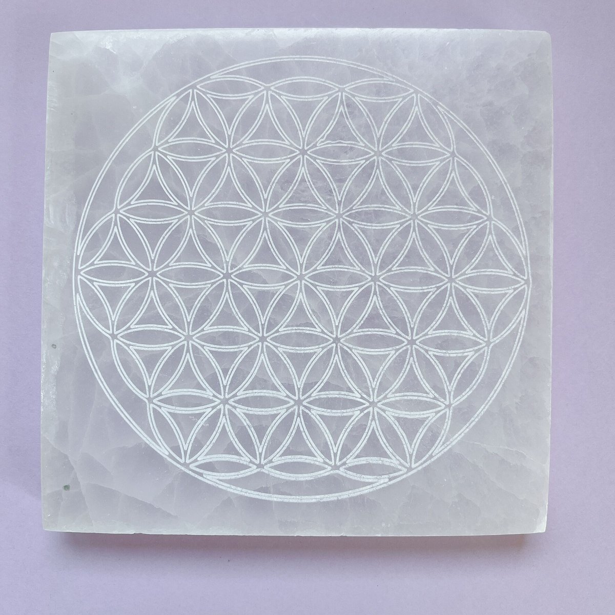 クリスタルグリッド セレナイトプレート | crystal shop mira