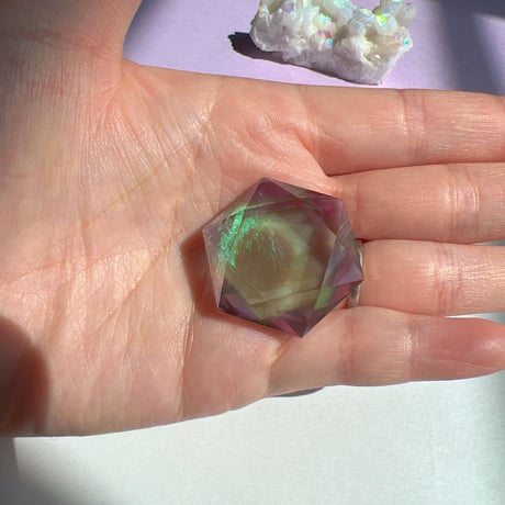 エンジェルオーラクォーツ　六芒星