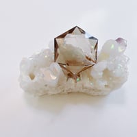 スモーキークォーツ　六芒星