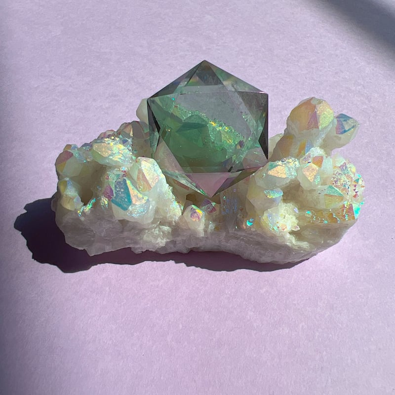 エンジェルオーラクォーツ 六芒星 | crystal shop mira