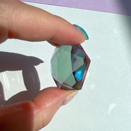 エンジェルオーラクォーツ　六芒星