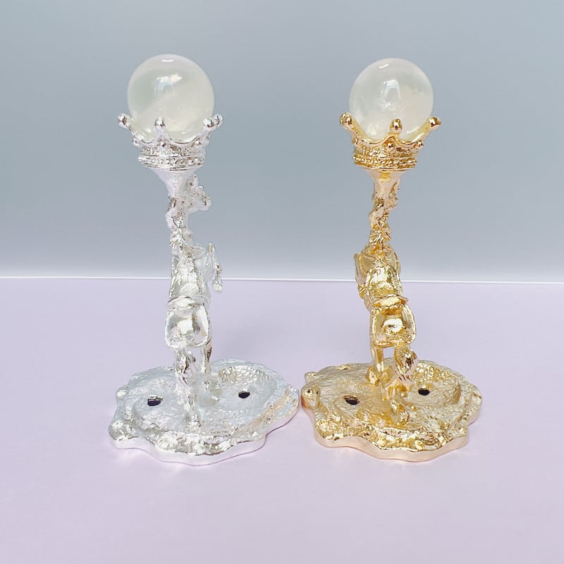 お馬さんの台座♡シトリンスフィア付き | crystal shop mira