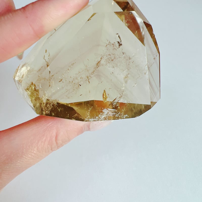 ⬛︎ 【超美石】 天然石 シトリンクォーツ フリーフォーム 重さ34g 守護石 虹入りシトリンフリーフォーム | Mt.Sophia 天然石屋さん
