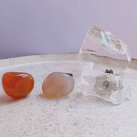 miraカークリップ♡カーネリアン＆クリスタル