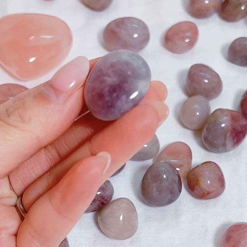 ラベンダーローズクォーツスフィアNo.2172 ラベンダーローズクォーツスフィアNo.2172 ローズクォーツ スフィア