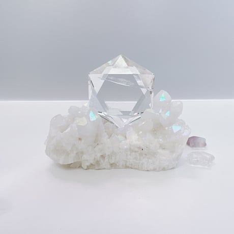 クリアクォーツ　六芒星　LLサイズ！！