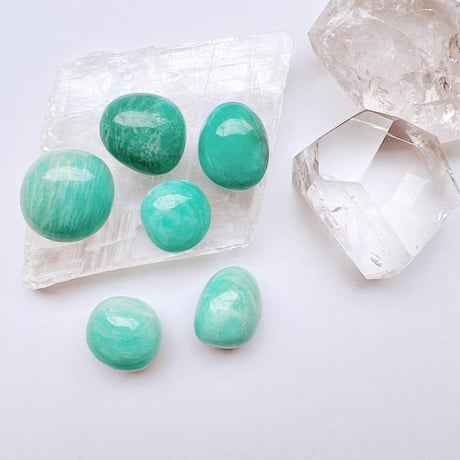 アマゾナイト　タンブル　一粒