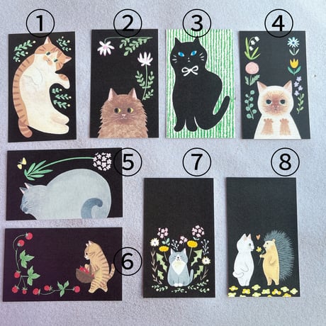 ねこまもりのクリスタルカード