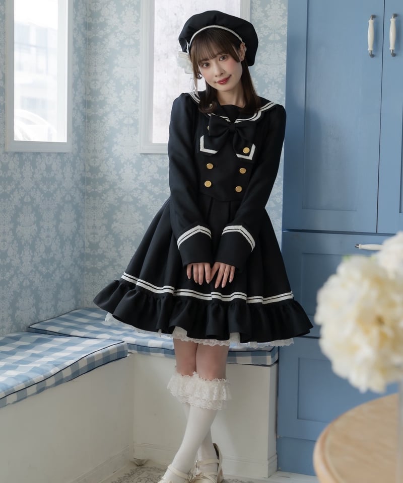 セーラーワンピース　オーダーページ ☆即納分☆【復刻】シャンティーセーラーワンピース | funnyfairy