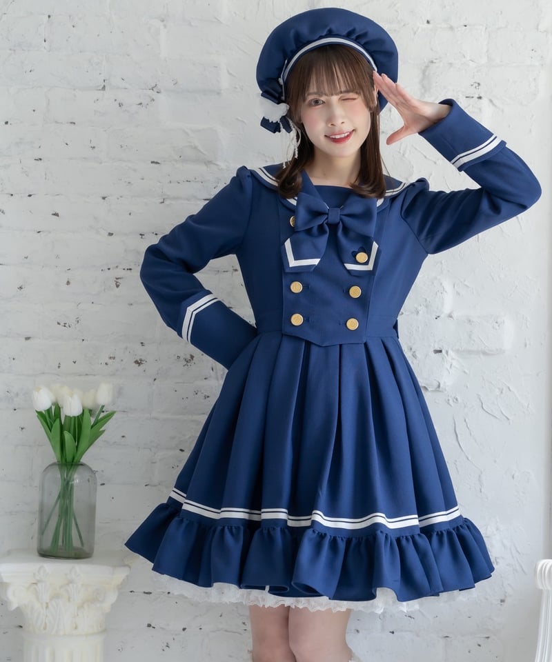 ☆即納分☆【復刻】シャンティーセーラーワンピース | funnyfairy