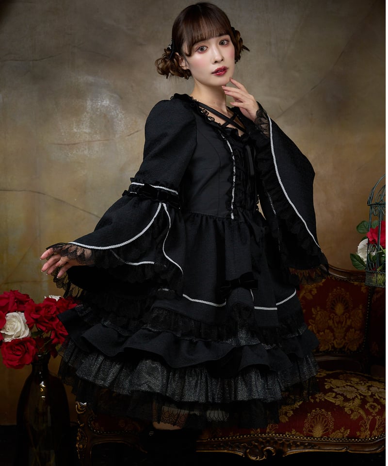 funnyfairy バロックファンタジアジャガードワンピース 復刻】バロックファンタジアジャガードワンピース | funnyfairy