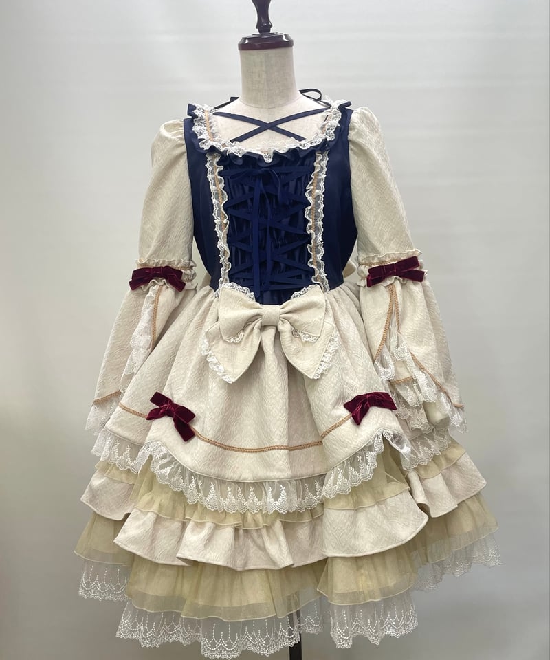 funnyfairy バロックファンタジアジャガードワンピース 復刻】バロックファンタジアジャガードワンピース | funnyfairy
