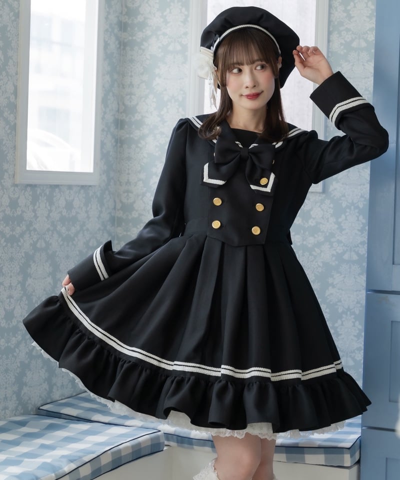 ☆即納分☆【復刻】シャンティーセーラーワンピース | funnyfairy