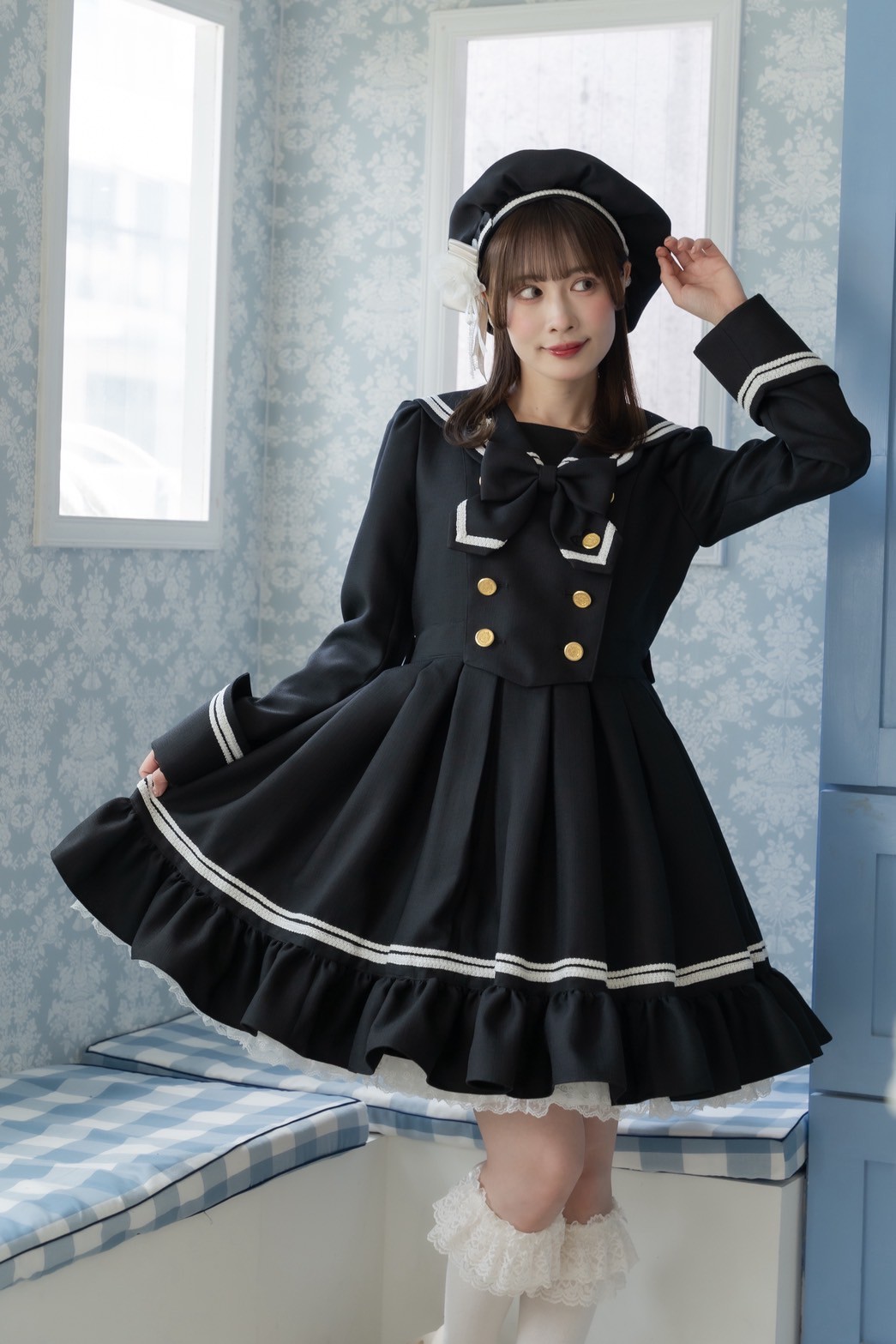 ☆即納品☆【復刻】シャンティーセーラーワンピース | funnyfairy