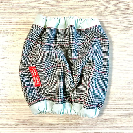 【専用】中型犬用スヌード|起毛グレンチェック|2枚セット