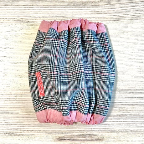 【専用】中型犬用スヌード|起毛グレンチェック|2枚セット