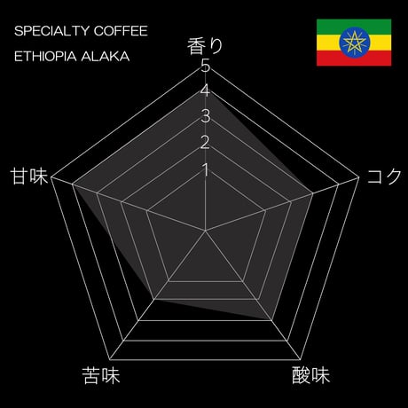 【スペシャルティコーヒー】 【浅煎り】 エチオピア アラカ ベリー ハニー ナチュラル