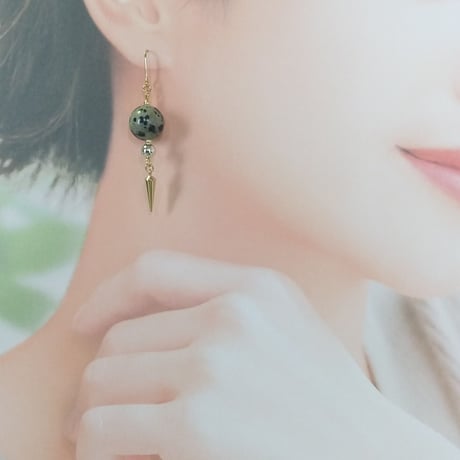 天然石ピアス/イヤリング