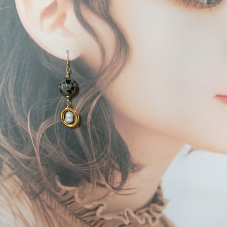 天然石ピアス/イヤリング