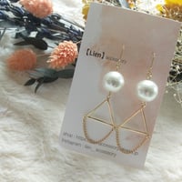 pearl&chainピアス/イヤリング