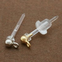 アレルギー対応金具への変更(樹脂ポストピアス)