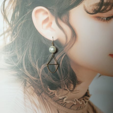 pearl&chainピアス/イヤリング