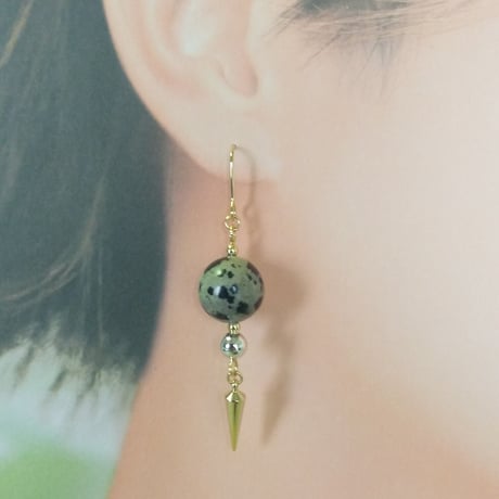 天然石ピアス/イヤリング