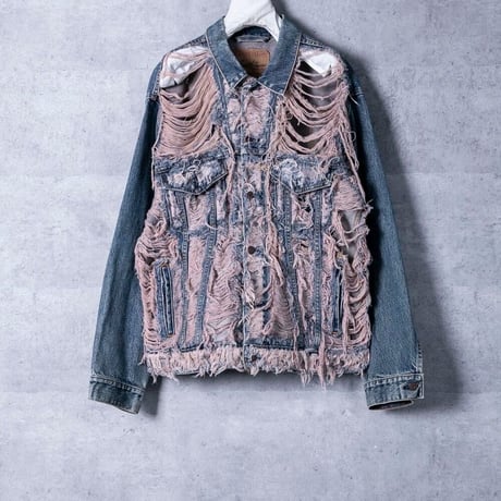 DAMAGE DENIM JACKET 5