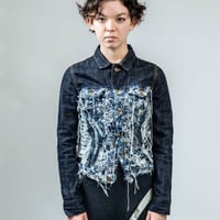 damage denim jacket2(前身頃大)