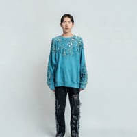 thunder damage sweat(turquoise)